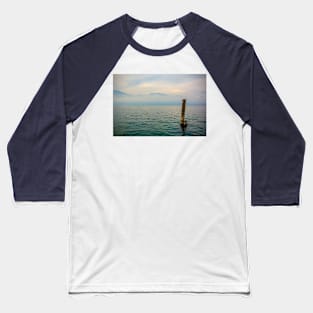 Winter Lake Garda at Castelletto Baseball T-Shirt